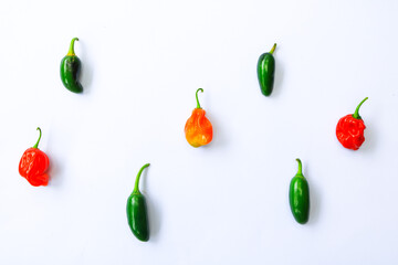 set of peppers