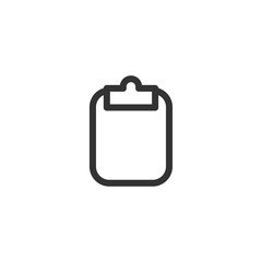 Clipboard icon. Checklist symbol modern, simple, vector, icon for website design, mobile app, ui. Vector Illustration