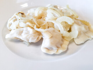 Traditional Polish dumplings - pierogi, polish food