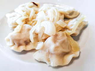 Traditional Polish dumplings - pierogi, polish food