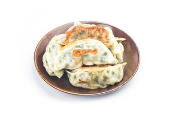 Fried Dumpling isolated on white