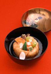 加賀料理　蓮根万頭