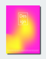 Colorful modern gradient background for template, brochure, flyer, cover design.