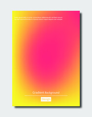Colorful modern gradient background for template, brochure, flyer, cover design.