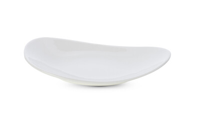 white plate isolated on white background