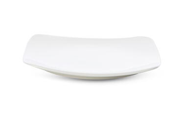 white plate isolated on white background