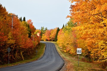 
The Route du Lac Trois-Salmons, Saint-Damase, Quebec