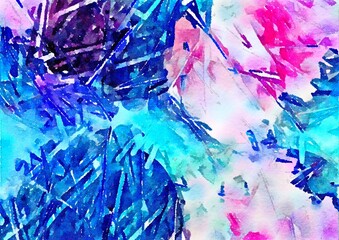 Watercolor abstract artistic background for design.
