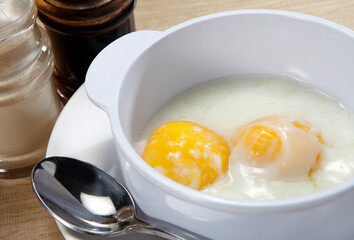 soft-boiled eggs may leave the yolk, and sometimes the white, at least partially liquid and raw. 