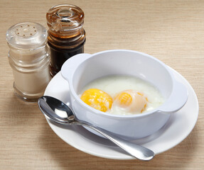 soft-boiled eggs may leave the yolk, and sometimes the white, at least partially liquid and raw. 