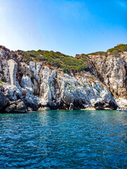 Little isle of Cerboli, in the Piombino Channel, part of the Tuscan Archipelago, between the...