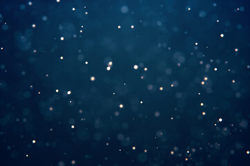 Glitter lights background. Defocused bokeh dark illustration