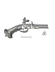 pistol with clipping path