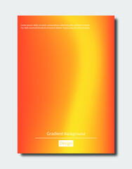 Colorful modern gradient background for template, brochure, flyer, cover design.