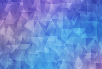 Light Pink, Blue vector layout with lines, rectangles.