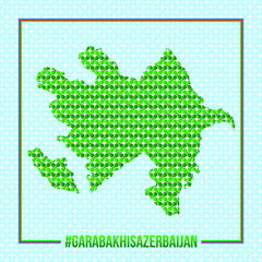 Garabakh is Azerbaijan motivation poster V2