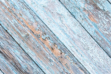 Wooden aged vintage texture of blue color