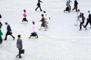 Obraz premium 通勤風景