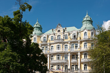 Fototapeta na wymiar Hotel Bohemia in Marienbad
