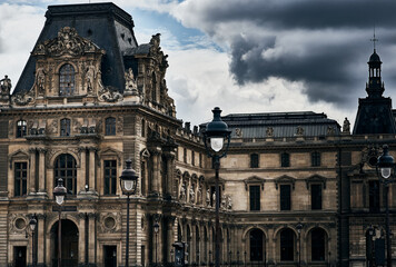 Fototapeta na wymiar Louvre museum in Paris, France