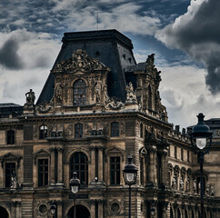 Fototapeta na wymiar Louvre museum in Paris, France