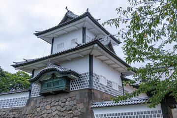 Fototapeta na wymiar Kanazawa castle view in Japan