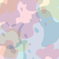transparent colored background mockup decoration design like watercolor with blot overlay vector