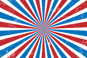 Fototapeta premium Abstract vintage retro rays background with grunge effect