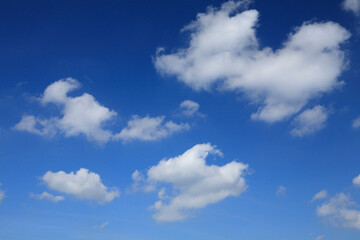 Obraz premium 青空と雲