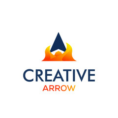 Creative arrow logo, arrow design concept, arrow energy, arrow power concept, direction logo