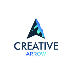 Creative arrow logo, arrow design concept, arrow energy, arrow power concept, direction logo