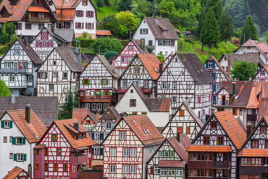 Fachwerkh&auml;user in Schiltach im Schwarzwald
