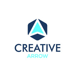 Creative arrow logo, arrow design concept, arrow energy, arrow power concept, direction logo