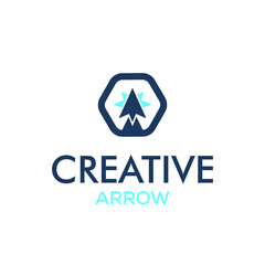 Fototapeta premium Creative arrow logo, arrow design concept, arrow energy, arrow power concept, direction logo