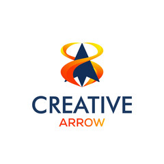 Creative arrow logo, arrow design concept, arrow energy, arrow power concept, direction logo