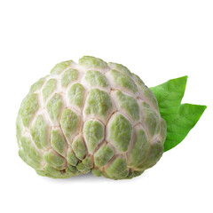 Sugar Apple or Custard Apple isolated on white background