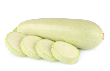 Szucchini isolated on white background