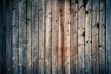 texture from wooden narrow aged unpainted boards