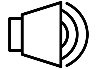 Sound Icon, Vector Illustration.
