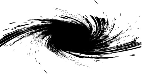 Grunge Paint Roller . Vector brush Stroke . Distressed banner . Black stripes isolated. paintbrush collection . Modern Textured shape . Dry border in Black . Bulge lines