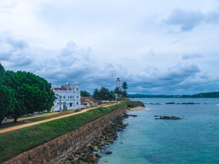 Fototapeta na wymiar Fort in Galle. Sri Lanka