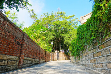The path of Gulangyu island