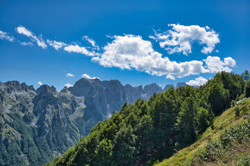 Mountain view in Prokletije National Park