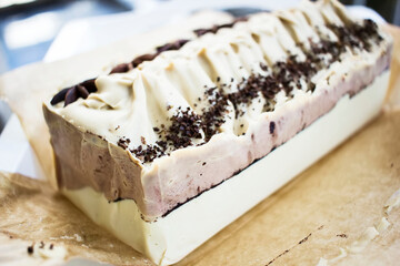 Home made soap ,made from vegetable oils, decorated with star anise