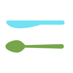 Fork & Spoon Restaurant Icon illustration