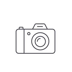 Camera icon, flat photo camera vector isolated. Modern simple snapshot photography sign. Instant Photo internet concept.
