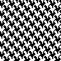 Tessellation art big collection. Black and white geometric pattern set.