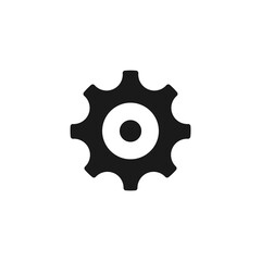 Settings icon. Gear symbol. Tools.