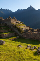 Main square of Machu Picchu, Peru - obrazy, fototapety, plakaty