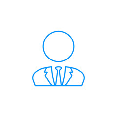 Fototapeta premium User Businessman Icon. Profile, avatar icon